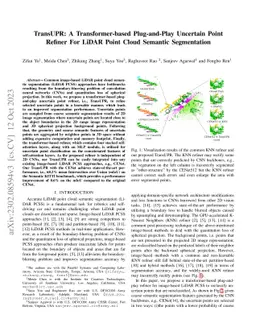 TransUPR: A Transformer-based Uncertain Point Refiner for LiDAR Point
  Cloud Semantic Segmentation