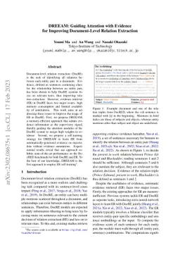 DREEAM: Guiding Attention with Evidence for Improving Document-Level
  Relation Extraction