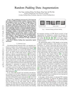 Random Padding Data Augmentation