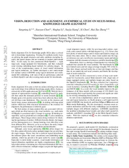 Vision, Deduction and Alignment: An Empirical Study on Multi-modal
  Knowledge Graph Alignment