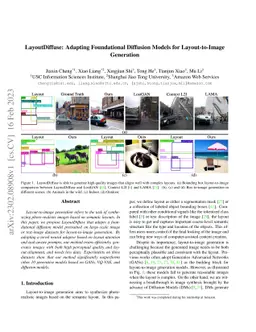 LayoutDiffuse: Adapting Foundational Diffusion Models for
  Layout-to-Image Generation