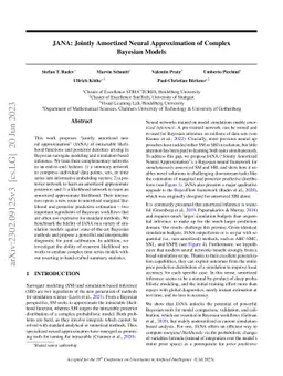 JANA: Jointly Amortized Neural Approximation of Complex Bayesian Models