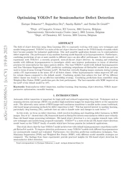 Optimizing YOLOv7 for Semiconductor Defect Detection