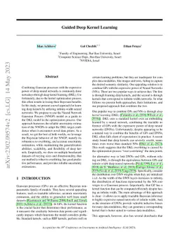 Guided Deep Kernel Learning