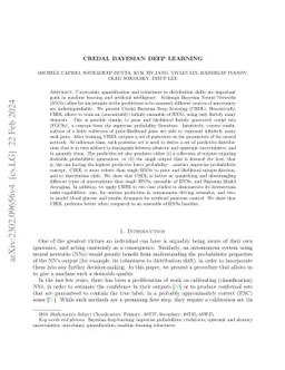 Credal Bayesian Deep Learning