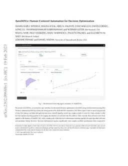 AutoDOViz: Human-Centered Automation for Decision Optimization