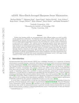 mSAM: Micro-Batch-Averaged Sharpness-Aware Minimization