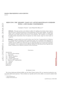 Reducing the memory usage of Lattice-Boltzmann schemes with a DWT-based
  compression