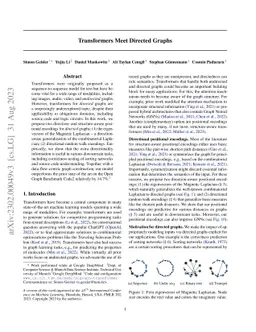 Transformers Meet Directed Graphs