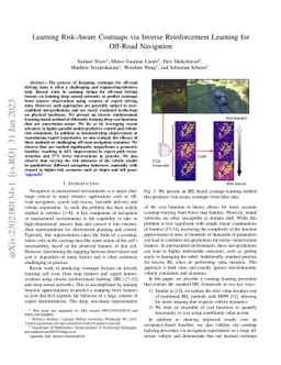 Learning Risk-Aware Costmaps via Inverse Reinforcement Learning for
  Off-Road Navigation
