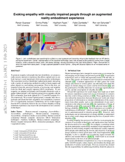 Evoking empathy with visually impaired people through an augmented
  reality embodiment experience