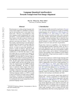 Language Quantized AutoEncoders: Towards Unsupervised Text-Image
  Alignment