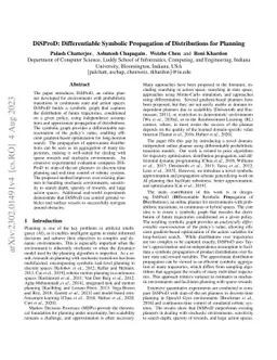 DiSProD: Differentiable Symbolic Propagation of Distributions for
  Planning