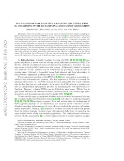 Failure-informed adaptive sampling for PINNs, Part II: combining with
  re-sampling and subset simulation