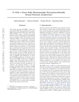 TT-TFHE: a Torus Fully Homomorphic Encryption-Friendly Neural Network Architecture