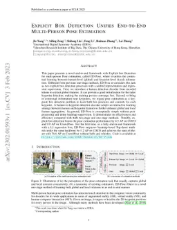 Explicit Box Detection Unifies End-to-End Multi-Person Pose Estimation