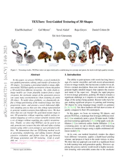 TEXTure: Text-Guided Texturing of 3D Shapes