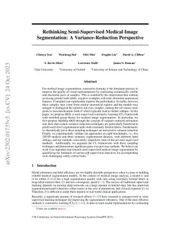 Rethinking Semi-Supervised Medical Image Segmentation: A
  Variance-Reduction Perspective