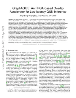 GraphAGILE: An FPGA-based Overlay Accelerator for Low-latency GNN
  Inference