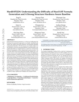 HardSATGEN: Understanding the Difficulty of Hard SAT Formula Generation
  and A Strong Structure-Hardness-Aware Baseline