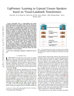 LipFormer: Learning to Lipread Unseen Speakers based on Visual-Landmark
  Transformers