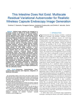 This Intestine Does Not Exist: Multiscale Residual Variational
  Autoencoder for Realistic Wireless Capsule Endoscopy Image Generation
