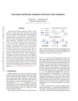 Semi-Supervised Domain Adaptation with Source Label Adaptation
