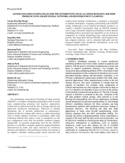 Generating Dispatching Rules for the Interrupting Swap-Allowed Blocking
  Job Shop Problem Using Graph Neural Network and Reinforcement Learning