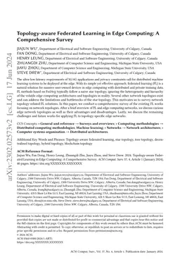 Topology-aware Federated Learning in Edge Computing: A Comprehensive
  Survey