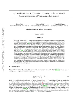 $z$-SignFedAvg: A Unified Stochastic Sign-based Compression for
  Federated Learning