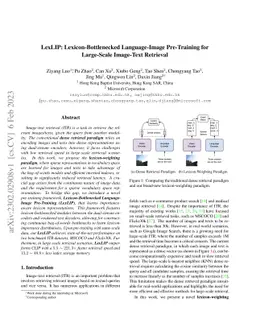 LexLIP: Lexicon-Bottlenecked Language-Image Pre-Training for Large-Scale
  Image-Text Retrieval