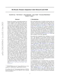 RLSbench: Domain Adaptation Under Relaxed Label Shift