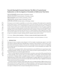 Towards Meaningful Anomaly Detection: The Effect of Counterfactual
  Explanations on the Investigation of Anomalies in Multivariate Time Series