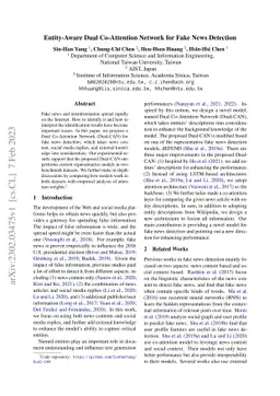 Entity-Aware Dual Co-Attention Network for Fake News Detection