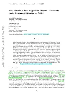How Reliable is Your Regression Model's Uncertainty Under Real-World
  Distribution Shifts?
