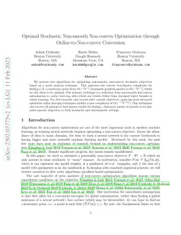 Optimal Stochastic Non-smooth Non-convex Optimization through Online-to-Non-convex Conversion