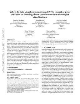 When do data visualizations persuade? The impact of prior attitudes on
  learning about correlations from scatterplot visualizations