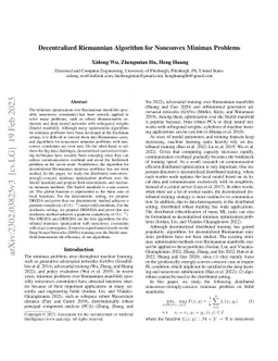 Decentralized Riemannian Algorithm for Nonconvex Minimax Problems
