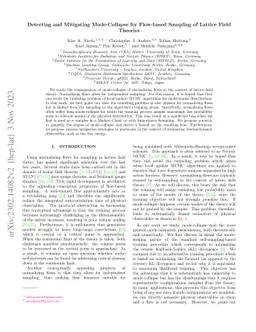 Detecting and Mitigating Mode-Collapse for Flow-based Sampling of
  Lattice Field Theories