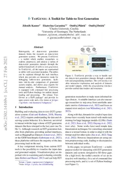 TabGenie: A Toolkit for Table-to-Text Generation