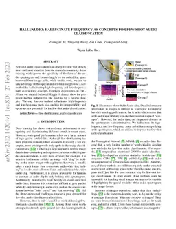 HalluAudio: Hallucinating Frequency as Concepts for Few-Shot Audio
  Classification