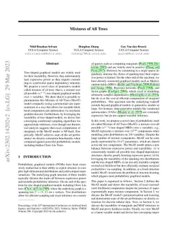 Mixtures of All Trees