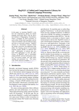 HugNLP: A Unified and Comprehensive Library for Natural Language
  Processing