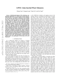 LIWO: Lidar-Inertial-Wheel Odometry