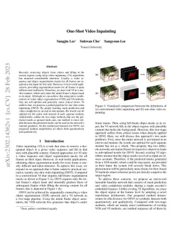 One-Shot Video Inpainting
