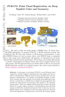 PCR-CG: Point Cloud Registration via Deep Explicit Color and Geometry