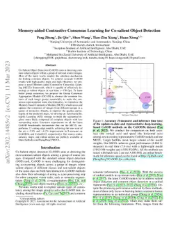 Memory-aided Contrastive Consensus Learning for Co-salient Object
  Detection