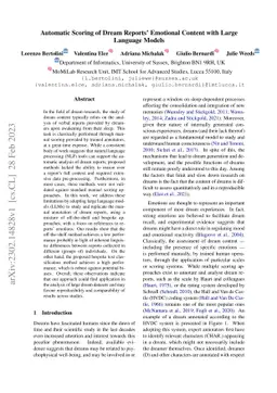 Automatic Scoring of Dream Reports' Emotional Content with Large
  Language Models