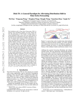 Dish-TS: A General Paradigm for Alleviating Distribution Shift in Time
  Series Forecasting