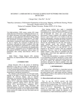 HCGMNET: A Hierarchical Change Guiding Map Network For Change Detection